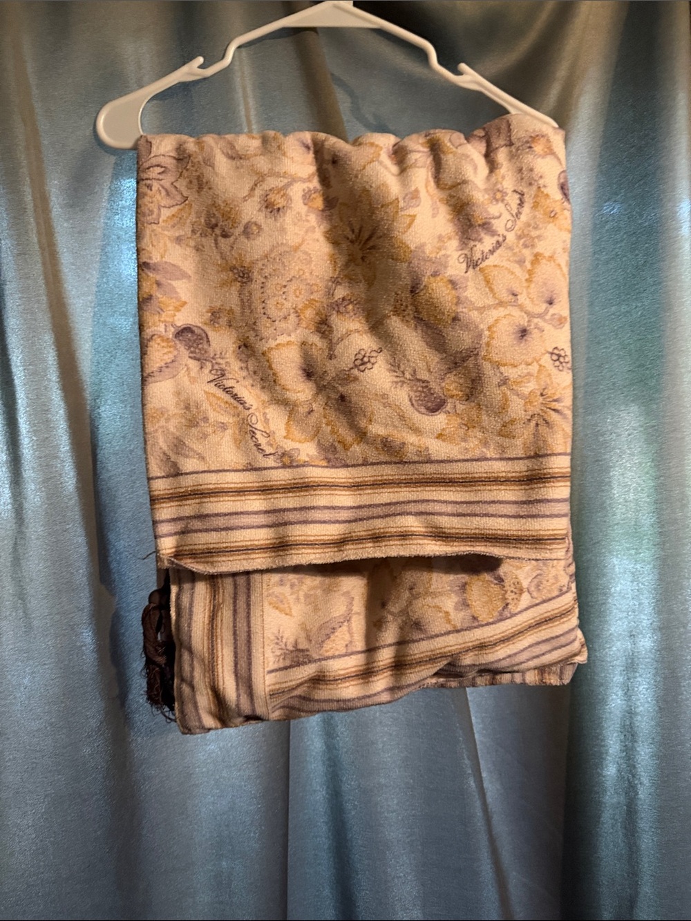 Floral Paisley Beach Towel/Bag with Straps